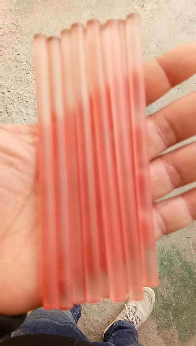 Pink Glass Rods Pendant Lighting chandelier Cheap Glass Rods with pink color
