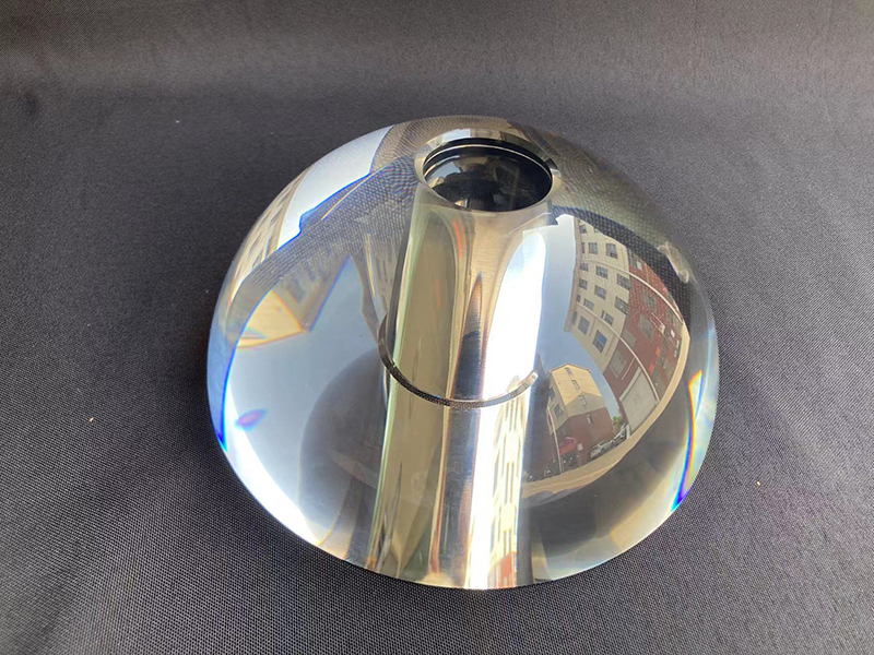 Solid Light Element high quality optical crystal semi-sphere lighting elements