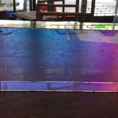 Rainbow color Glass Wall Blocks Art Design Crystal Interior Bricks