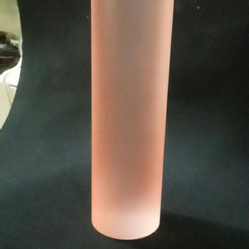 Large Tinted Pink Colored Crystal Glass Rods