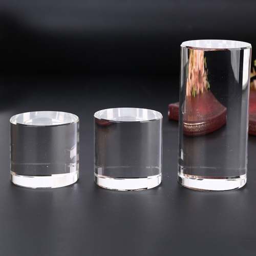 3D circular cylinder crystal blanks for laser engraving,solid crystal column pillars