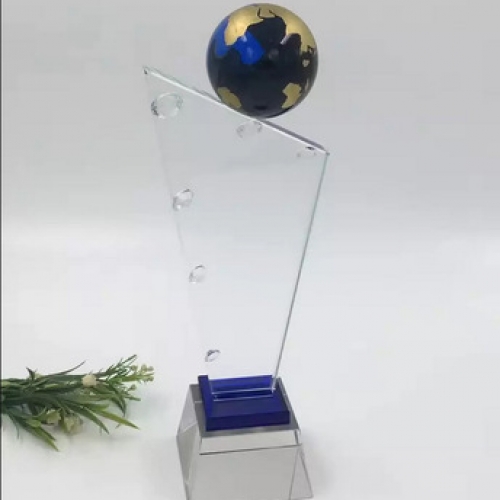 Personalized design Blue Crystal Earth corporate Gifts