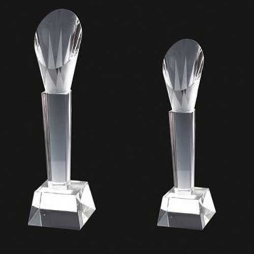 Custom Design Discount Horseshoe Glass Award