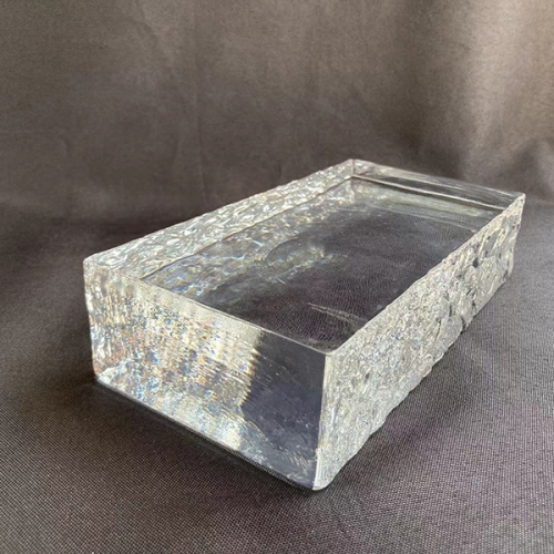 European Quality Flat Surface Glass Bricks Crystal Blocks