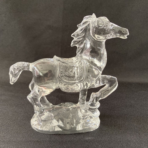 casting solid glass horse statue awards