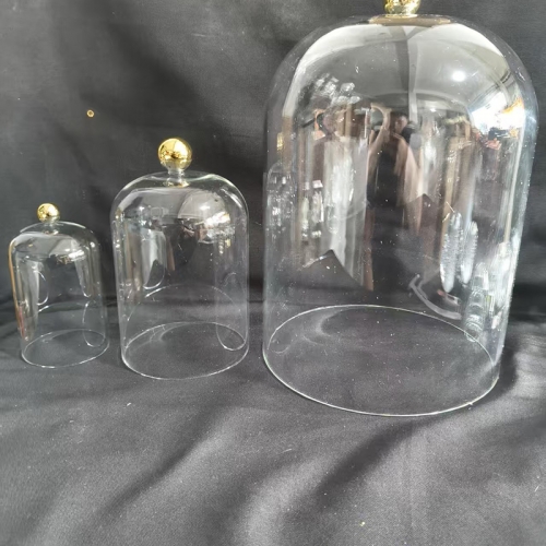decorative glass cloche glass dome for watches jewellery display