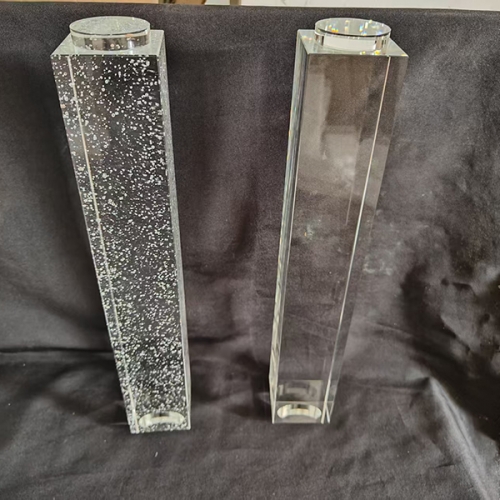 decorative Matt glass solid cylinder modern crystal lighting components