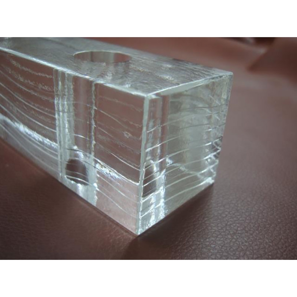 Interior Designer Decorative Glass Bricks With Holes For Modern Architecture Building Application