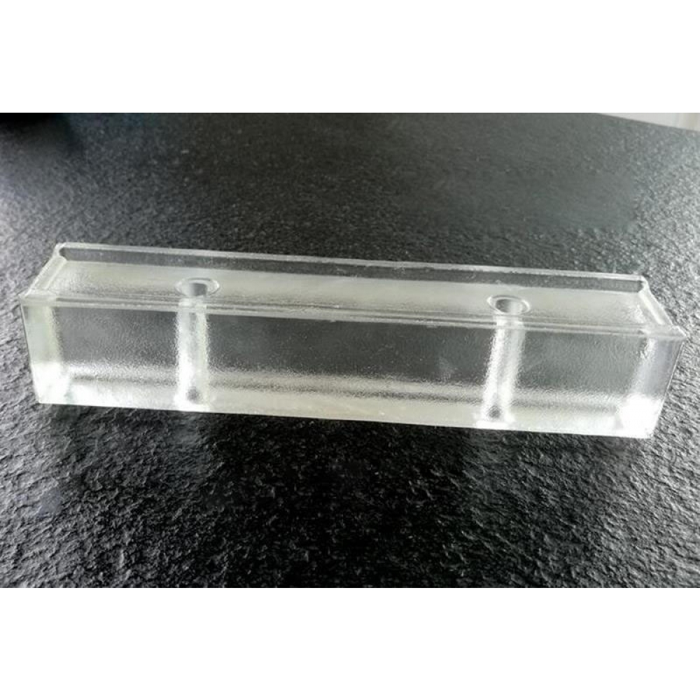 Groove Solid Glass Bricks with two holes for Strong Partition Background Walls