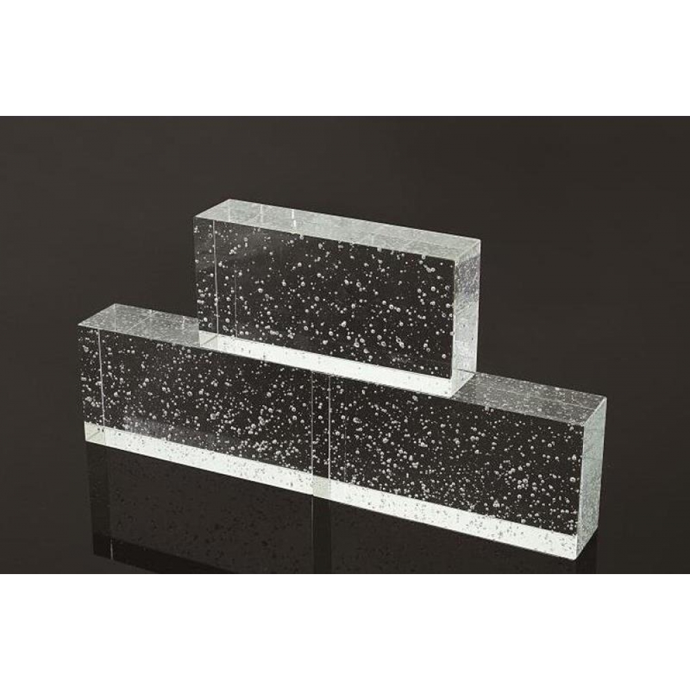 Optical Solid Glass Bubble Bricks for romantic water droplets walls windows