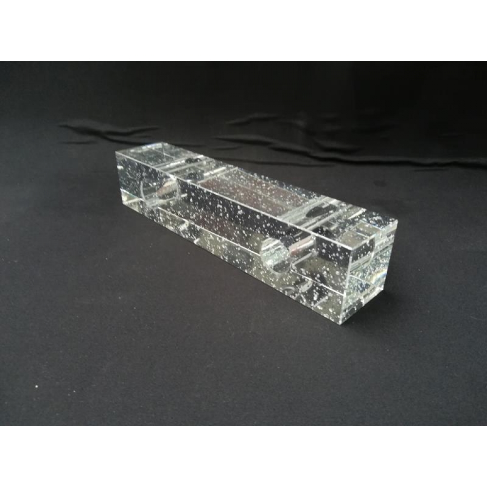 Fire Rated Solid Glass Bricks for modern Skyscraper offer building