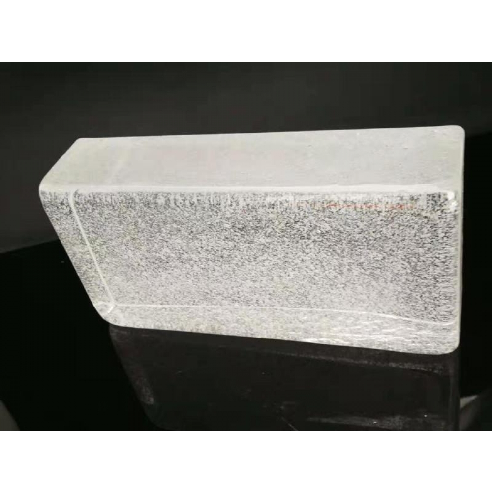 No See Through Colored Glass Blocks Solid Crystal Bricks For Privacy Space Divider
