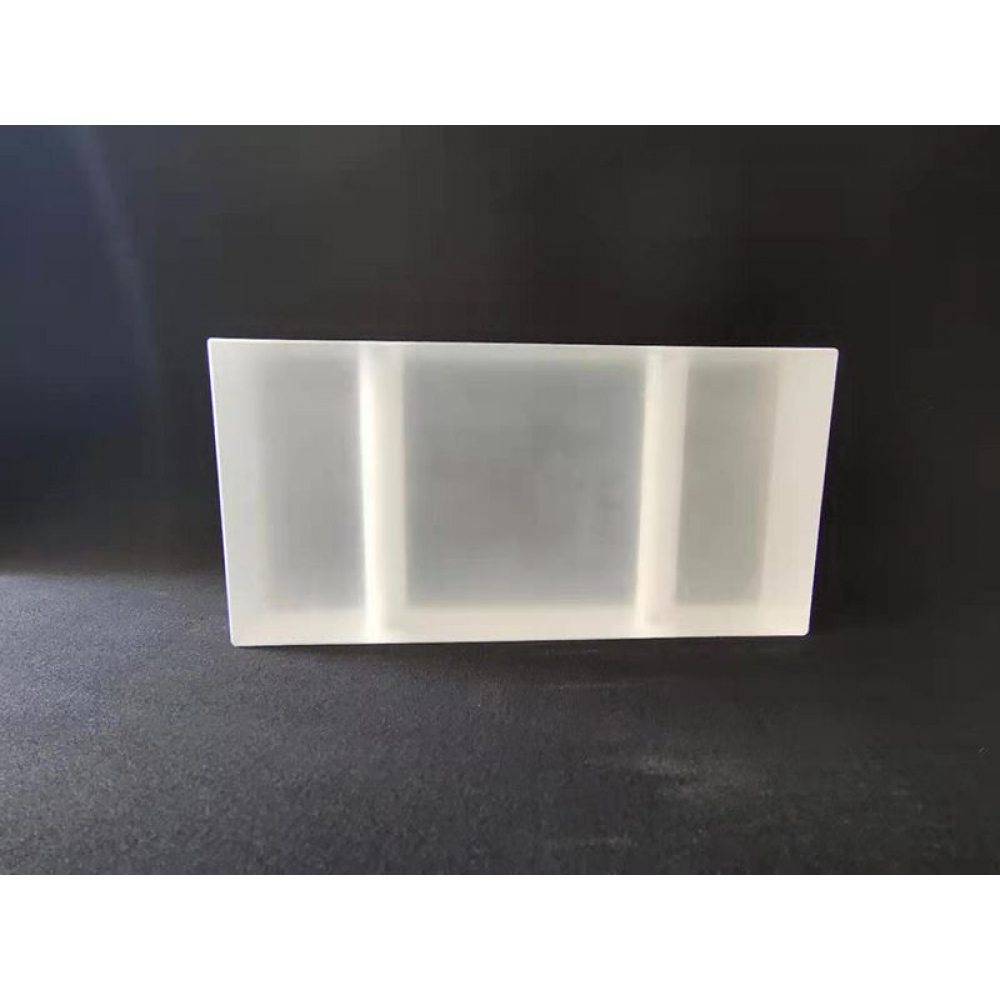 Easy Installation Sandblasted Wall-mounted Glass Blocks With Holes For Modern Space Partitions