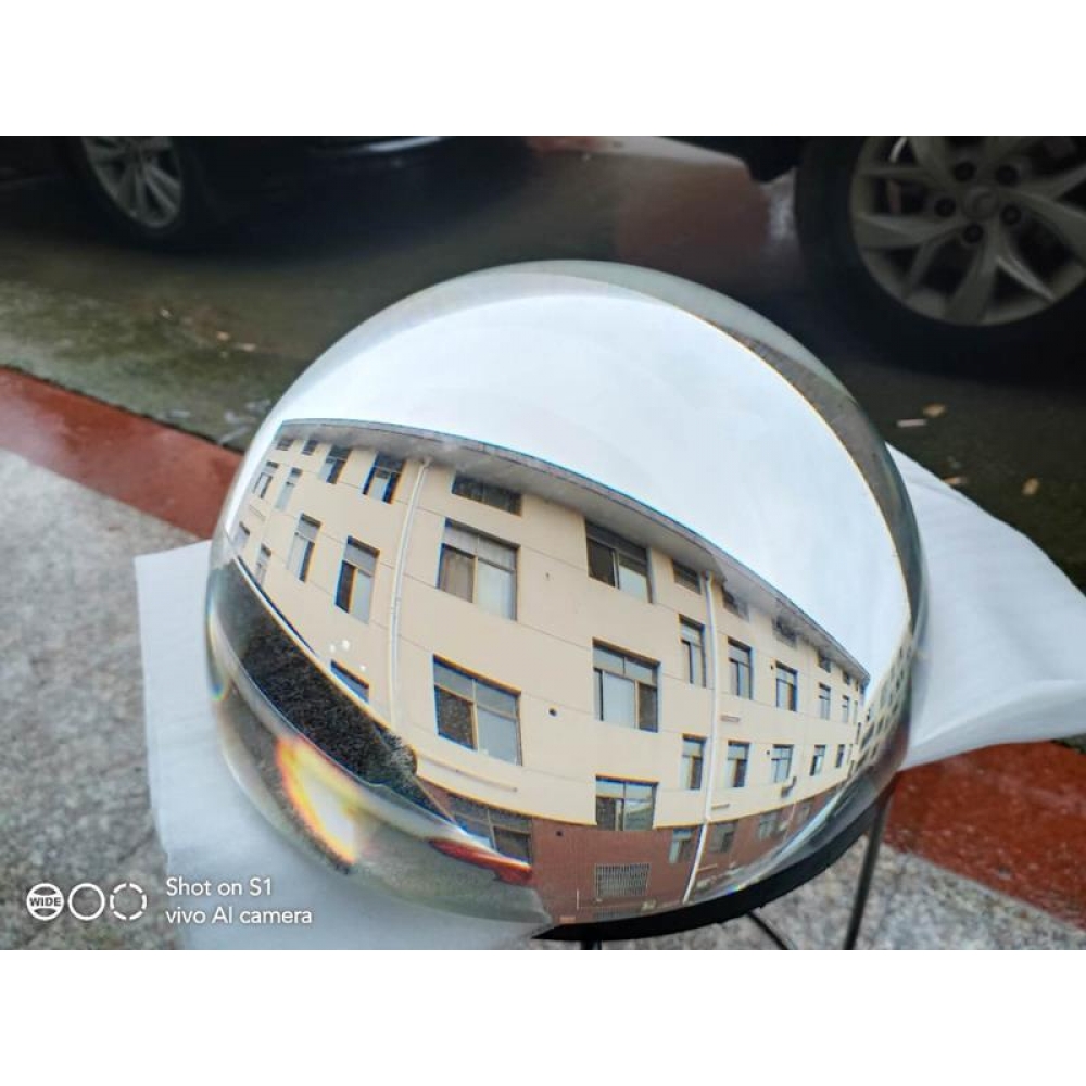 decorative magnifying lens glass half spheres