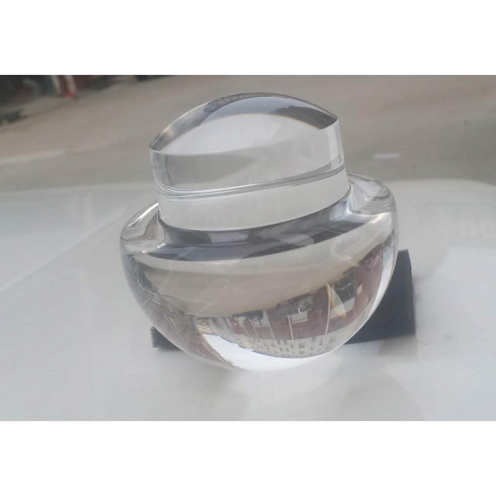 architectural convex glass lens optical crystal glass ball finials