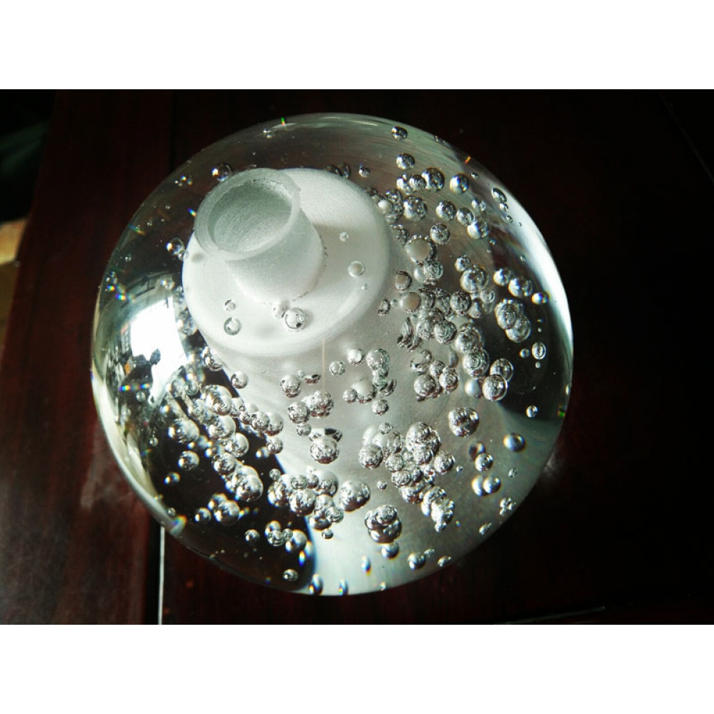 interior designer modern LED crystal bubble ball chandelier