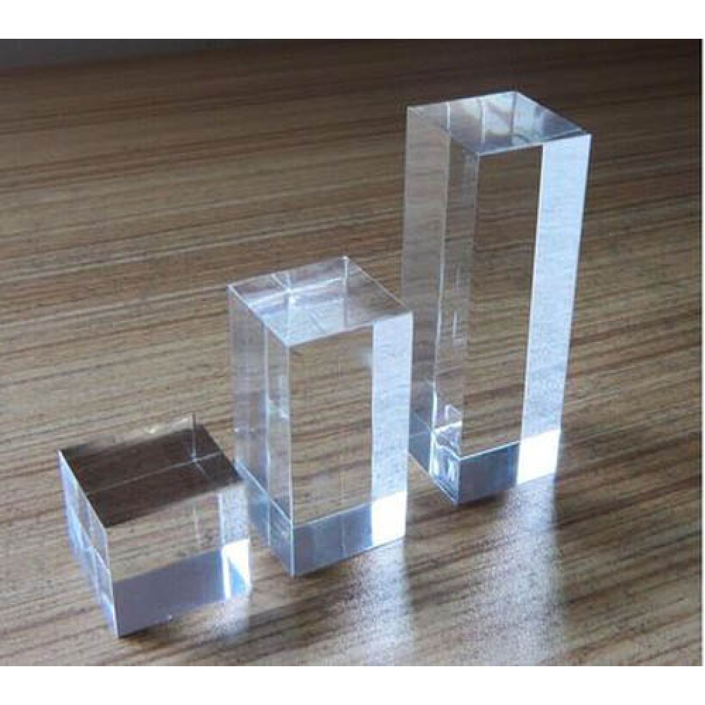 k9 blank crystal blocks empty solid glass cubes