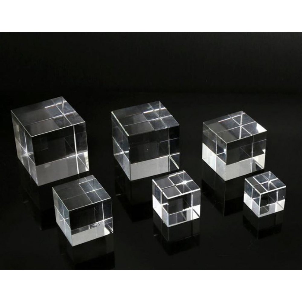 laser engraving transparent Empty Crystal Cubes