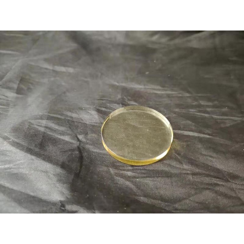 cheap small circular Glass Coin For cartoon figures Sandblasted or Laser Engraved
