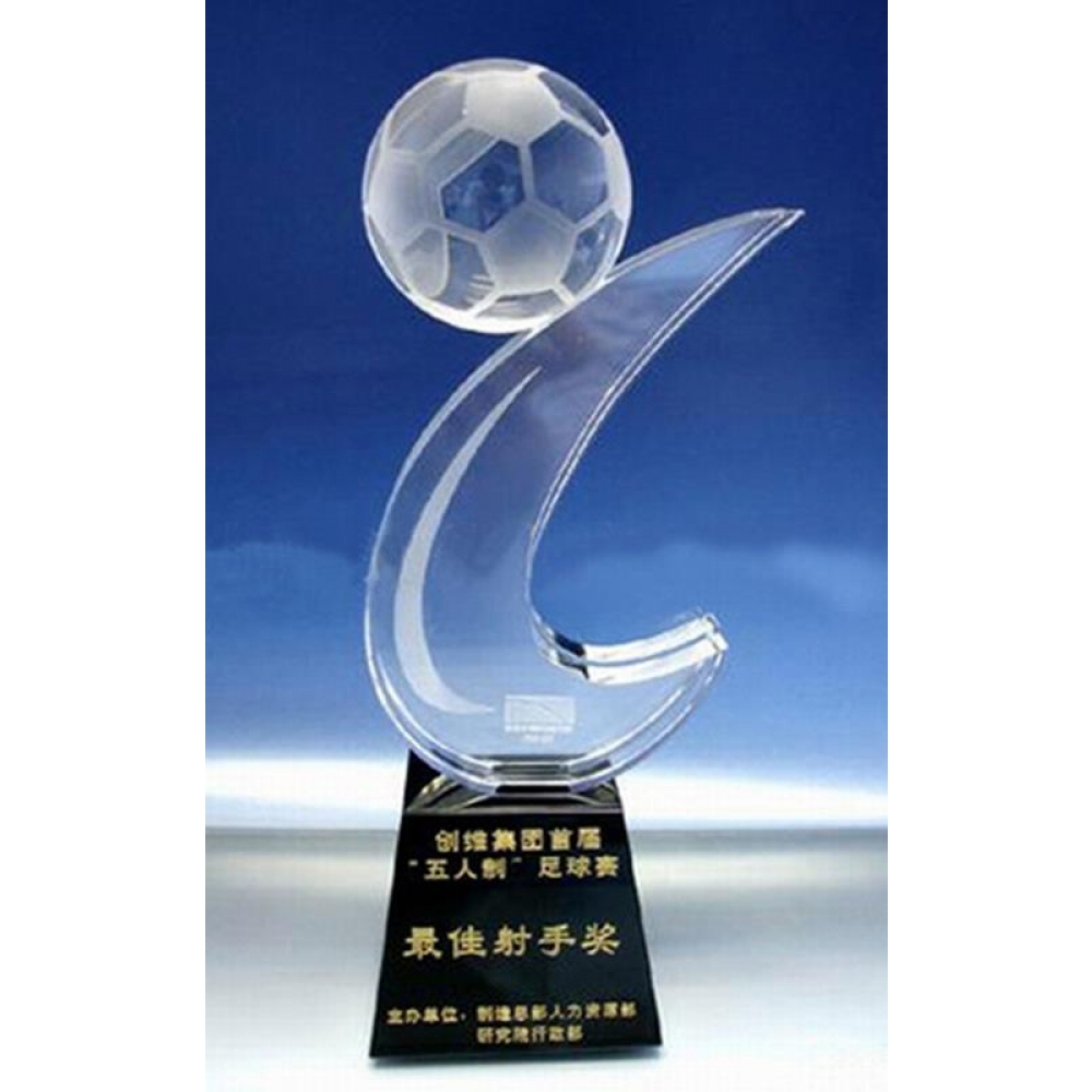 Unique Design Crystal Playmaker Awards for football sports