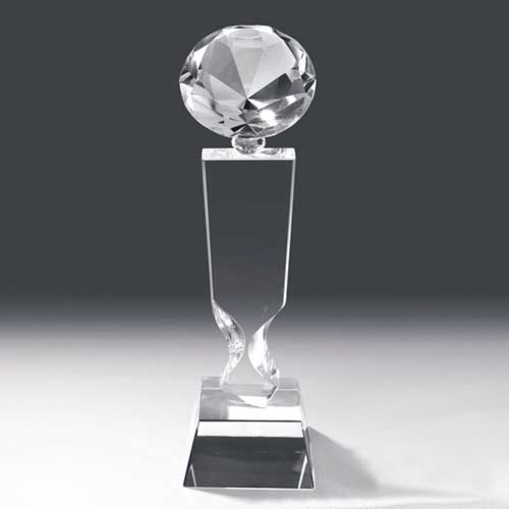 cheap diamond glass pillar awards