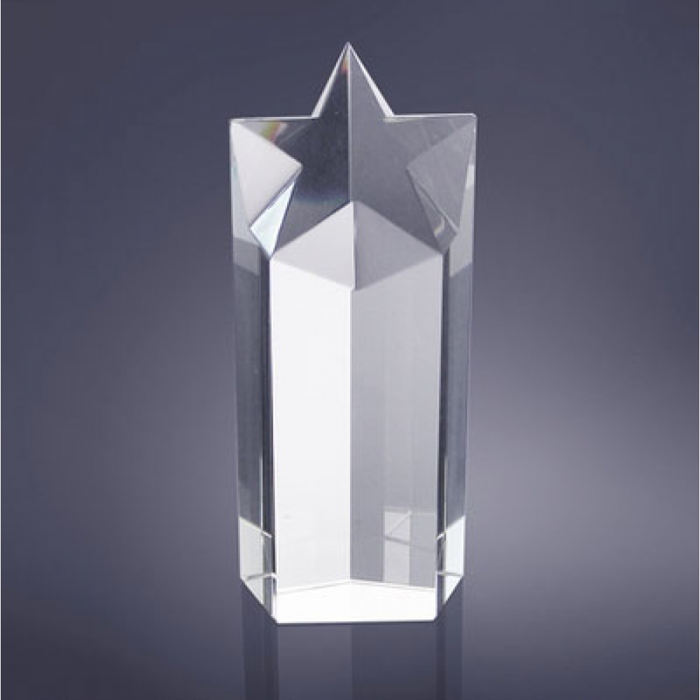 High-end Star Pillar Optical Crystal Award