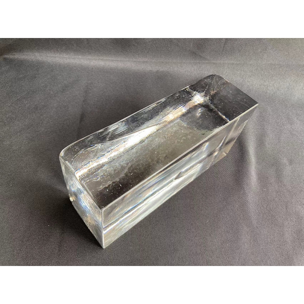 European Quality Safety large casting glass bricks with natural and translucent surface