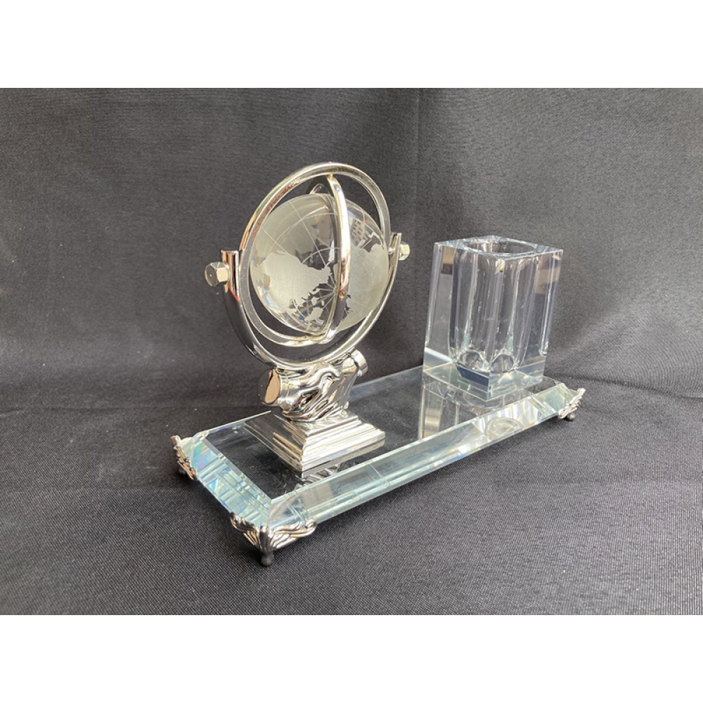 Pendleton Disc Award Desktop Crystal Trophy Personalized - Etsy