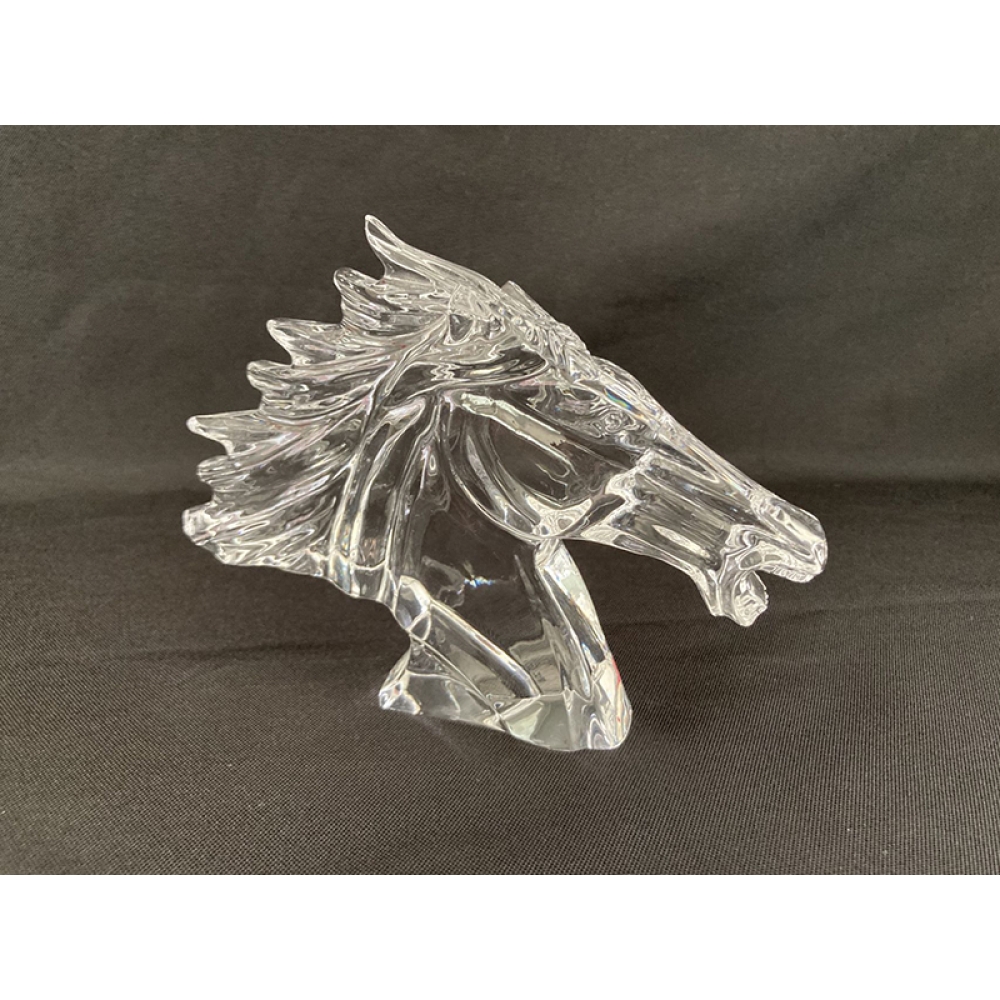 Optical k9 Crystal Horse Head