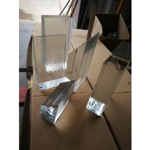 Irregular Slanted Solid Crystal Pattern Bricks for speical positions of glass partition walls