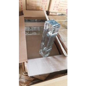 Reinforced Solid Glass Bricks for Steel Rods through the two holes