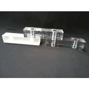 Fire Rated Solid Glass Bricks for modern Skyscraper offer building