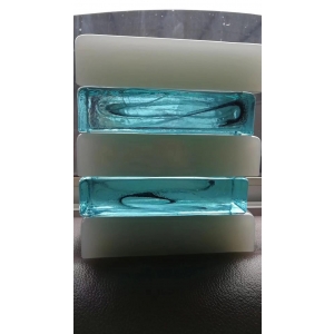 Stylish Colored Solid Glass Blocks for Space Division