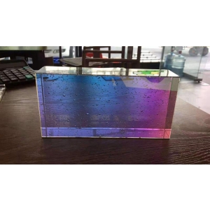 Rainbow color Glass Wall Blocks Art Design Crystal Interior Bricks