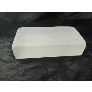 acid-etched solid satin glass bricks building materials for interior exterior designs decorations