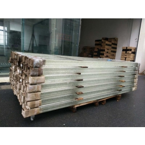 tall bubble glass square pillars interior deluxe bubble crystal columns