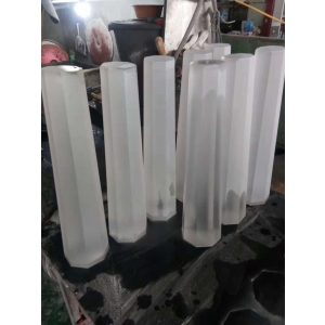 interior exterior decoration Octagon Frosted Crystal Pillars
