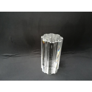 large solid glass fluted door pillars for house canopy exterior