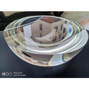 decorative magnifying lens glass half spheres