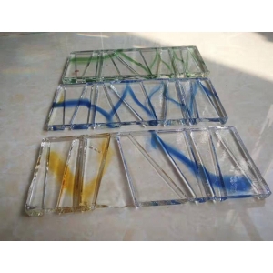 custom made glass light tile for modern pendant lamps luminous walls