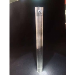 hollow glass tube rods for modern chandelier lighting design
