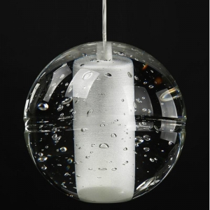 Cheap LED Crystal Bubble Ball Pendant Light Glass Ceiling Light parts Hanging Ball Chandelier Lights components