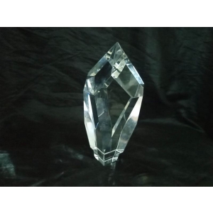 Optical Solid Cast Crystal Lighting elements for modern lighting design