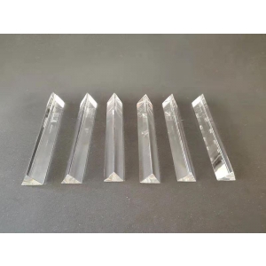 Triangular Glass Prisms Luxury Crystal Lighting Elements