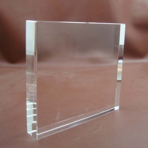 rectangular k9 crystal plaques for company logos laser engraving