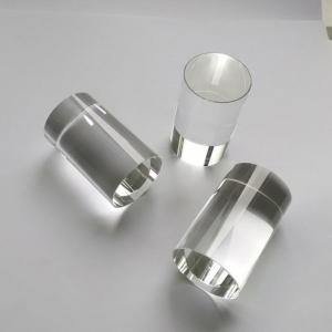 optical solid crystal cylinders k9 glass columns for 3D laser engraving
