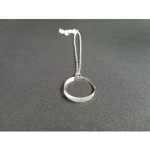 unique circular round 3D crystal pendant for pictures laser engraved