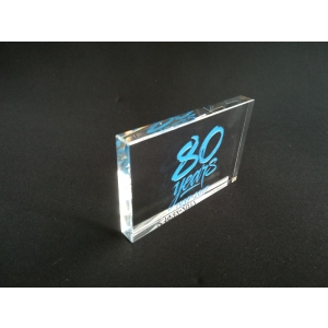 laser etched glass 80 years of anniversary gifts