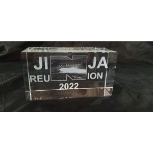 Personalized 3D Crystal Dam Model Souvenir Gifts For Owen Falls Dam In Jinja Uganda