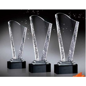 custom made acid edge glass blade awards